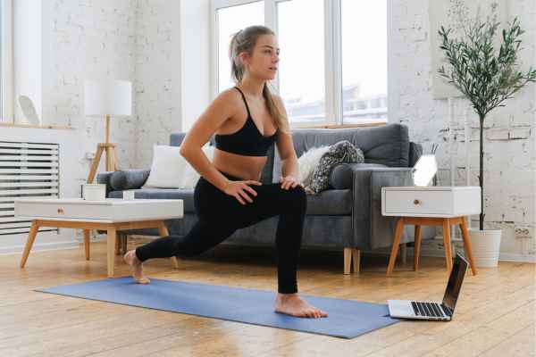 Woman exercising confidently after femiwand treatment Bakewell